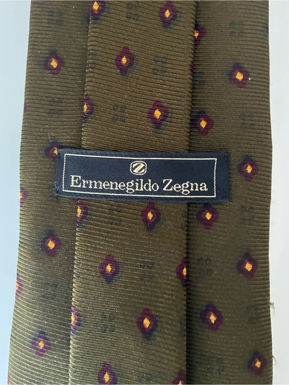 Ermenegildo Zegna Silk Tie Made in Italy